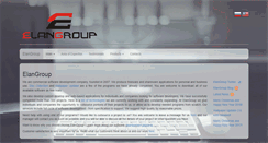 Desktop Screenshot of elangroup-software.com